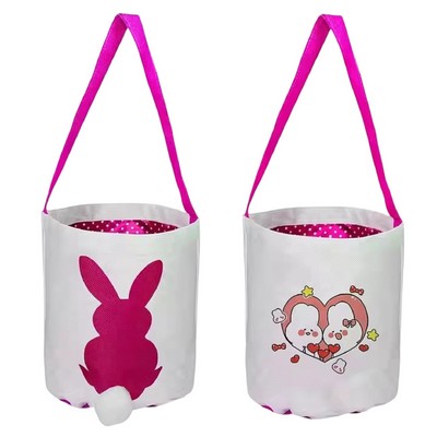Easter Eggs Bunny Rabbit Tote Bag